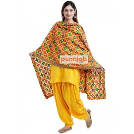 Yellow Color SuperStar Dupatta