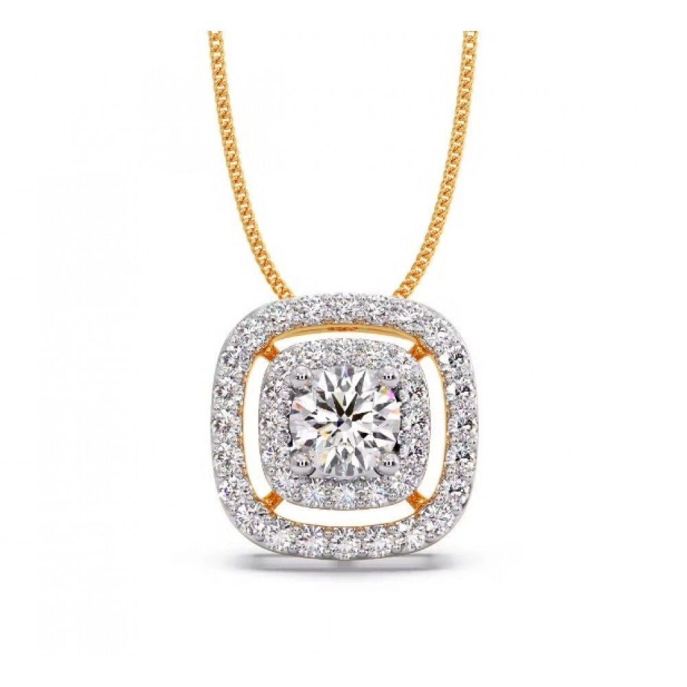 Vanya Solitaire Diamond Pendant
