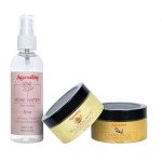 Face Cleansing Combo (Sand Pack, Multani Mitti Pack & Rose Water Spray)